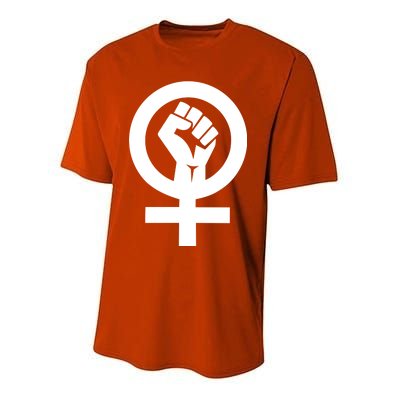 Feminist Womens Rights Feminism Symbol Youth Performance Sprint T-Shirt