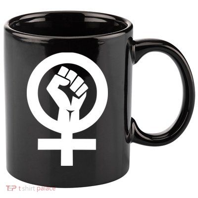 Feminist Womens Rights Feminism Symbol 11oz C Handle Ceramic Mug