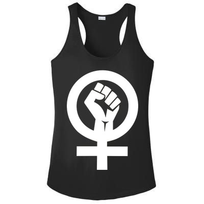 Feminist Womens Rights Feminism Symbol Ladies PosiCharge Competitor Racerback Tank