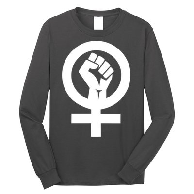 Feminist Womens Rights Feminism Symbol Long Sleeve Shirt