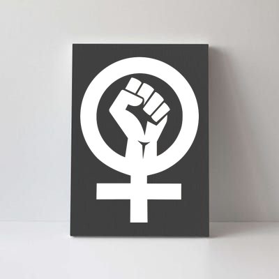 Feminist Womens Rights Feminism Symbol Canvas