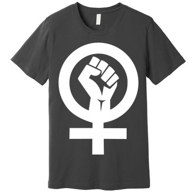 Feminist Womens Rights Feminism Symbol Premium T-Shirt