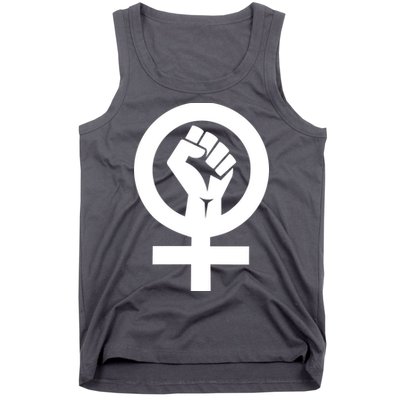 Feminist Womens Rights Feminism Symbol Tank Top