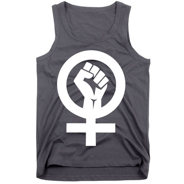 Feminist Womens Rights Feminism Symbol Tank Top