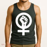 Feminist Womens Rights Feminism Symbol Tank Top