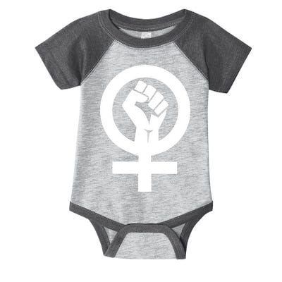 Feminist Womens Rights Feminism Symbol Infant Baby Jersey Bodysuit