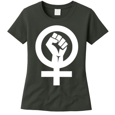 Feminist Womens Rights Feminism Symbol Womens T-Shirt