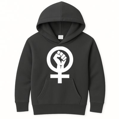 Feminist Womens Rights Feminism Symbol Kids Hoodie