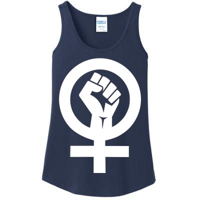 Feminist Womens Rights Feminism Symbol Ladies Essential Tank