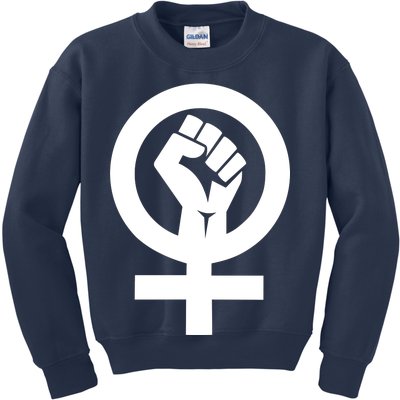 Feminist Womens Rights Feminism Symbol Kids Sweatshirt