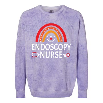 Funny Endoscopy Nurse Gift Sedation Funny Endoscopy Nurse Gift Colorblast Crewneck Sweatshirt