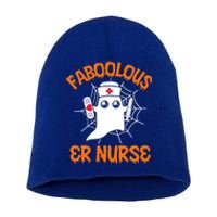 Faboolous Er Nurse Halloween Emergency Room Cool Gift Short Acrylic Beanie