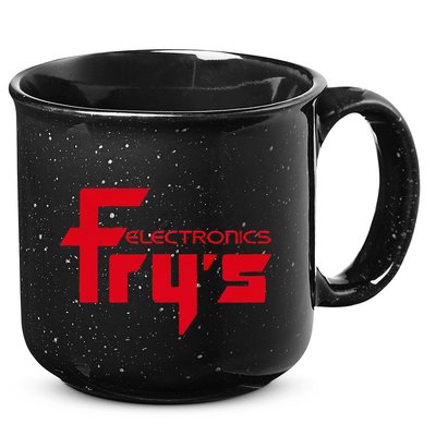 FryS Electronics Nostalgic 15oz Campfire Ceramic Mug