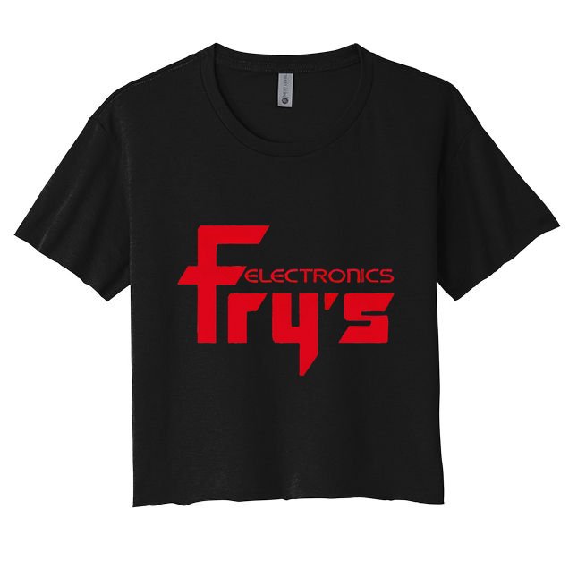 FryS Electronics Nostalgic Crop Top