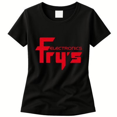 FryS Electronics Nostalgic Womens T-Shirt