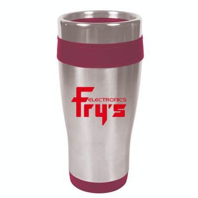 FryS Electronics Nostalgic 16oz Travel Tumbler