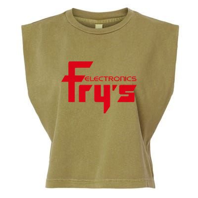 FryS Electronics Nostalgic Garment-Dyed Women's Muscle Tee