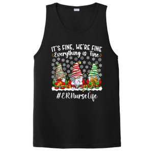 Funny Emergency Nurse Christmas Er Nurse Xmas Party Gift PosiCharge Competitor Tank