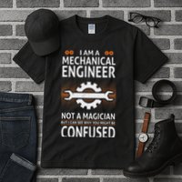 Funny Engineer Not A Magician Mechanical Engineer Tall T-Shirt