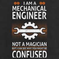Funny Engineer Not A Magician Mechanical Engineer Trucker Hat