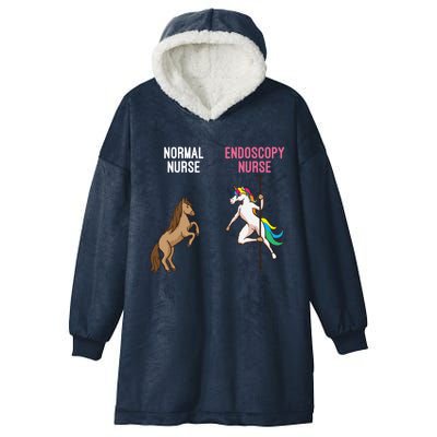 Funny Endoscopy Nurse Unicorn Gastroenterology Gi Gift Great Gift Hooded Wearable Blanket