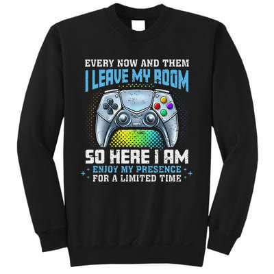 Funny Every Now And Then I Leave My Room Gaming Sweatshirt