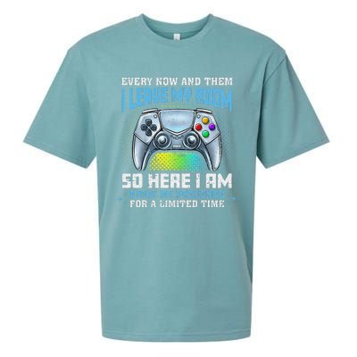 Funny Every Now And Then I Leave My Room Gaming Sueded Cloud Jersey T-Shirt