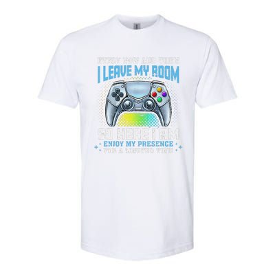 Funny Every Now And Then I Leave My Room Gaming Softstyle CVC T-Shirt