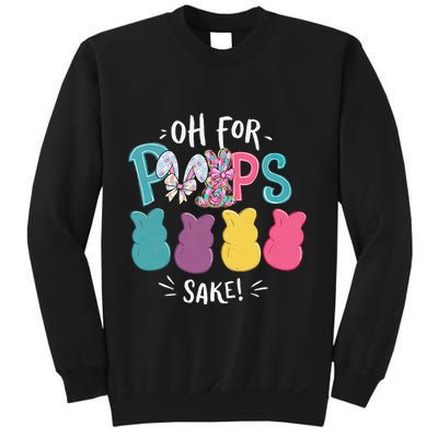 Funny Easter Oh For Sake Bunny & Egg Pastel .Png Sweatshirt