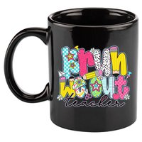 Funny End Of School Year Teacher Summer Bruh We Out 11oz C Handle Ceramic Mug