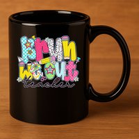 Funny End Of School Year Teacher Summer Bruh We Out 11oz C Handle Ceramic Mug