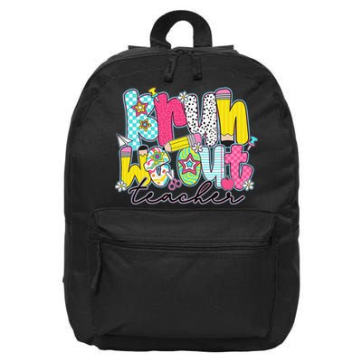 Funny End Of School Year Teacher Summer Bruh We Out 16 in Basic Backpack
