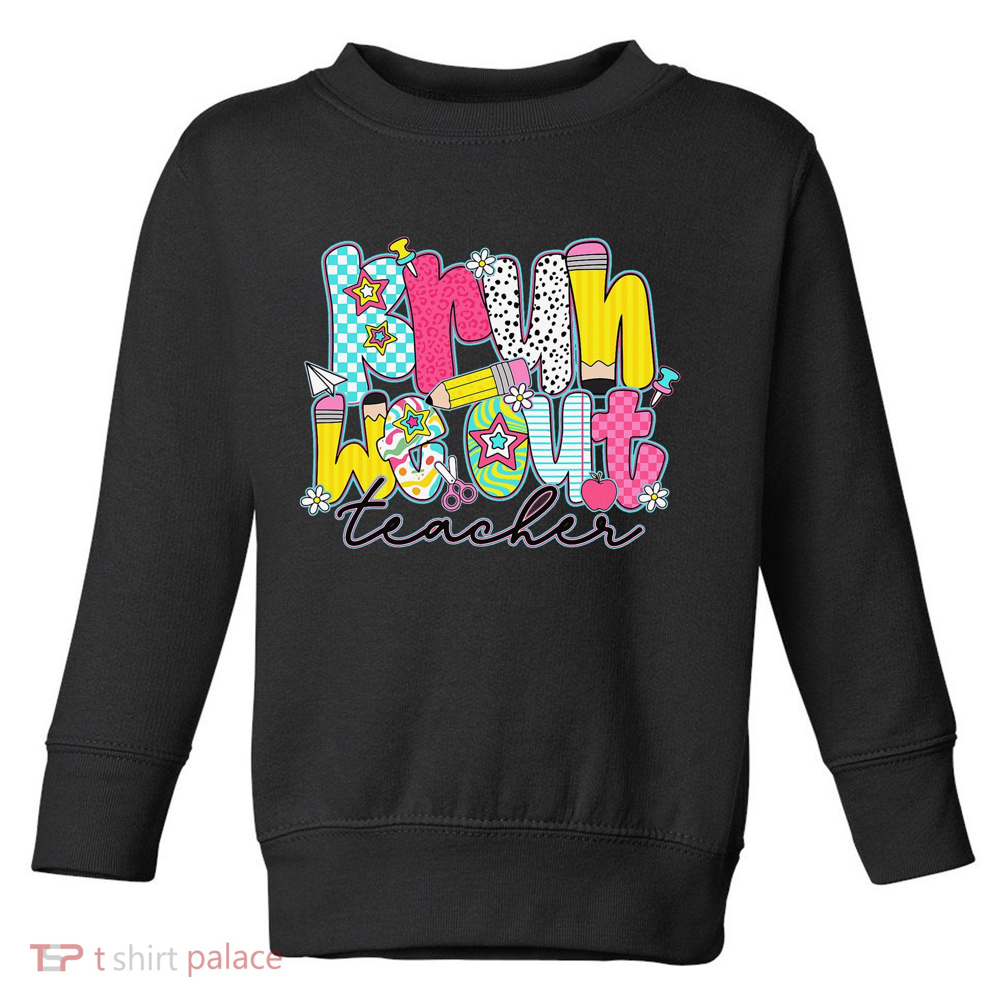 Funny End Of School Year Teacher Summer Bruh We Out Toddler Sweatshirt