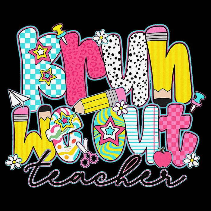 Funny End Of School Year Teacher Summer Bruh We Out Women's Crop Top Tee