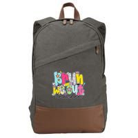 Funny End Of School Year Teacher Summer Bruh We Out Cotton Canvas Backpack