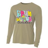 Funny End Of School Year Teacher Summer Bruh We Out Cooling Performance Long Sleeve Crew