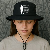 Forget Elf On A Shelf I'll Take Rip With A Whip Bucket Hat