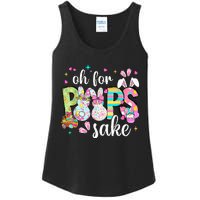 Funny Easter Oh For Bunnies Sake Happy Easter Day Ladies Essential Tank