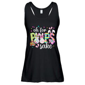 Funny Easter Oh For Bunnies Sake Happy Easter Day Ladies Essential Flowy Tank