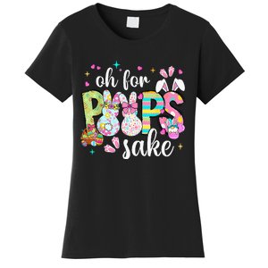 Funny Easter Oh For Bunnies Sake Happy Easter Day Women's T-Shirt