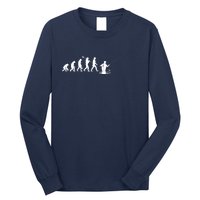 Funny Evolution Of Man Fly Fishing Long Sleeve Shirt