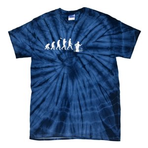 Funny Evolution Of Man Fly Fishing Tie-Dye T-Shirt