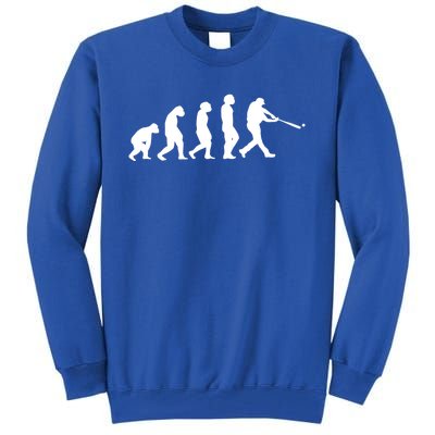 Funny Evolution Of Baseball Players Catcher Pitcher Fan Gift Tall Sweatshirt