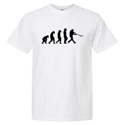 Funny Evolution Of Baseball Players Catcher Pitcher Fan Gift Garment-Dyed Heavyweight T-Shirt