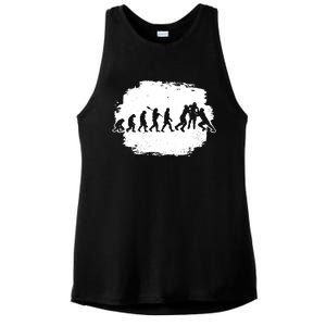 Funny Evolution Of Rugby Ladies PosiCharge Tri-Blend Wicking Tank