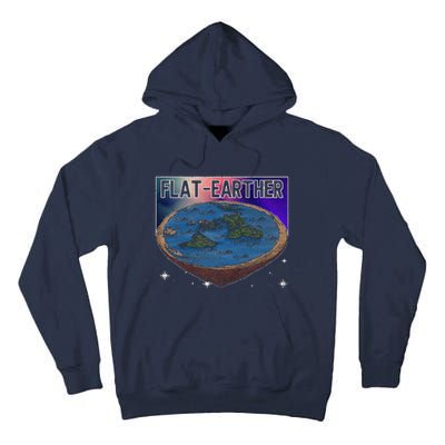 FlatEarther Earth Planet Space Lover Tall Hoodie