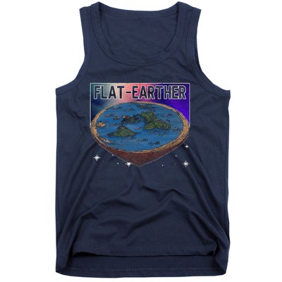 FlatEarther Earth Planet Space Lover Tank Top