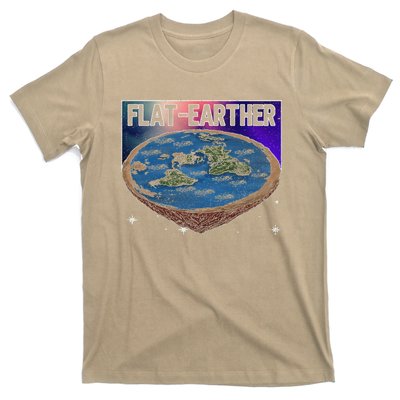 FlatEarther Earth Planet Space Lover T-Shirt