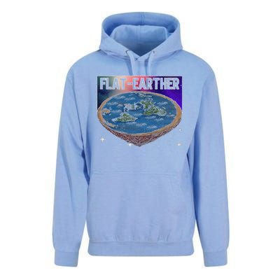 FlatEarther Earth Planet Space Lover Unisex Surf Hoodie