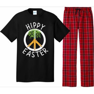 Funny Easter Peace Sign Hippy Easter Carrots Pajama Set